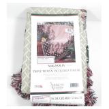 2 AMERICAN WEAVERS 'MAGNOLIA' TRIPLE WOVEN THROWS
