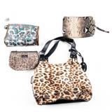 LOT OF ANIMAL PRINT BAGS
