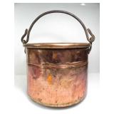 COPPER PLANTER WITH BRASS HANDLE & IRON HANDLE