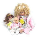 2 JESSE COLLECTION DOLLS & UNMARKED DOLL