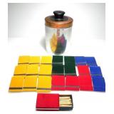 SONA WARE CANISTER AND NOVELTY MATCHES