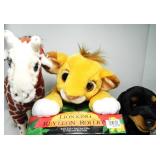 LION KING, GIRAFFE & DACHSHUND PUPPY