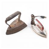 CAST IRON & PLUG IN IRONS