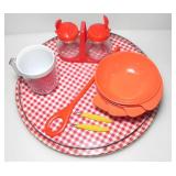 RETRO COLOR KITCHENWARE LOT