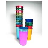 MULTICOLOURED ALUMINUM TUMBLERS