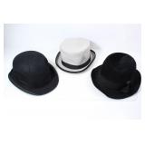 TRIO OF FELT HATS