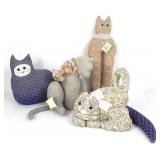 CAT DOOR SNAKE & ASSTD DECORATIVE STUFFED CATS