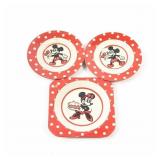 WALT DISNEY PARTIAL MICKEY-MINNIE TEA SET TOY IRON