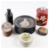 COLLECTION OF METAL CONTAINERS