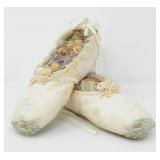 SIGNED BY KAREN KANE FLORAL FILLED BALLET SHOES