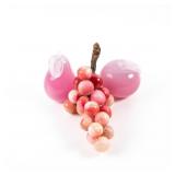 DECORATIVE SET OF ALABASTER  GRAPES