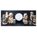 LOT OF PORCELAIN AND CERAMIC FIGURINES