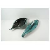 ASSORTED LEAF DISH LOT INCLUDING EVANGELINE