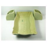 BEAUCEWARE PLANTER AND COORDINATING FAN VASES