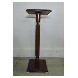 MAHOGANY PEDESTAL PLANT STAND