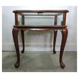 QUEEN ANNE STYLE CURIO TABLE