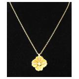 JOAN RIVERS BROOCH/PENDANT ON CHAIN