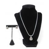 COSTUME JEWELRY NECKLACE & EARRINGS