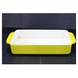 COPCO DENMARK YELLOW ENAMELED CAST IRON PAN