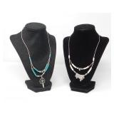 ROSE QUARTZ & TURQUOISE NECKLACES