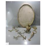 ASSORTED BRASS PIECES