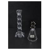 MIKASA 'EXPOSE' CANDLESTICK & 'GOLDEN STARS' BELL