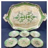 DECORATIVE SERVING TRAY SET