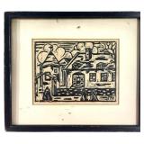 M. R. W. ARCHITECTURAL LINOCUT