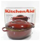 KITCHEN AID 4.7L COVERED OVAL DUTCH OVEN