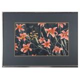 MURRAY STEPHENS TIGER LILIES WATERCOLOR