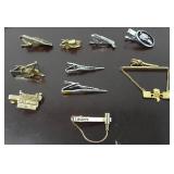 LOT OF ASSORTED TIE CLIPS