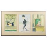 DAVID LANGDON LEGAL CARICATURES 1956