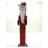 WOODEN SANTA CLAUSE FIGURE
