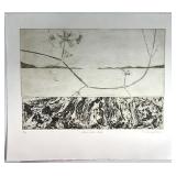 PAMELA CLAUGHTON 'SUMMER'S END' ETCHING ED. 2/10
