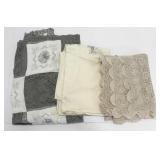 3 LARGE TABLE LINENS