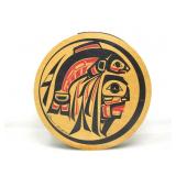 CLARENCE WELLS ROUND BENTWOOD BOX