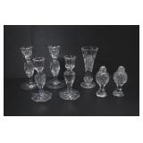 7 CUT GLASS PLACE SETTING PIECES
