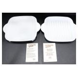 CORNINGWARE MICROWAVE COOKER WITH RACK