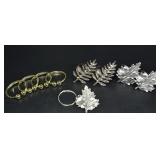 LOT OF NAPKIN HOLDERS AND BAG