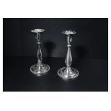 CORONET SILVERPLATED CANDLESTICKS