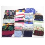 LOT OF FLEECE, COTTON, AND UPHOLSTERY FABRICS