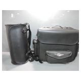 MOTORCYCLE SISSY BAR BAG & BARREL BAG LUGGAGE SET