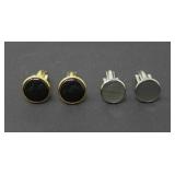 TWO PAIRS OF CUFFLINKS