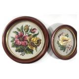 NEEDLEPOINT FLORAL LOT