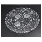CUT GLASS PLATTER