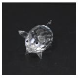 SWAROVSKI CRYSTAL PIG FIGURINE