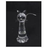 SWAROVSKI CRYSTAL CAT FIGURINE