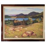 A.J. CASSON 'LAKE KASHAGAWIGAMOG HALIBURTON' PRINT