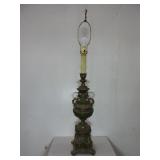 HOLLYWOOD REGENCY STYEL CAST BRASS URN TABLE LAMP