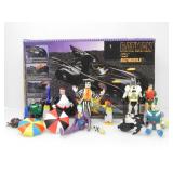 BATMOBILE TOY SET & BATMAN ACTION FIGURES